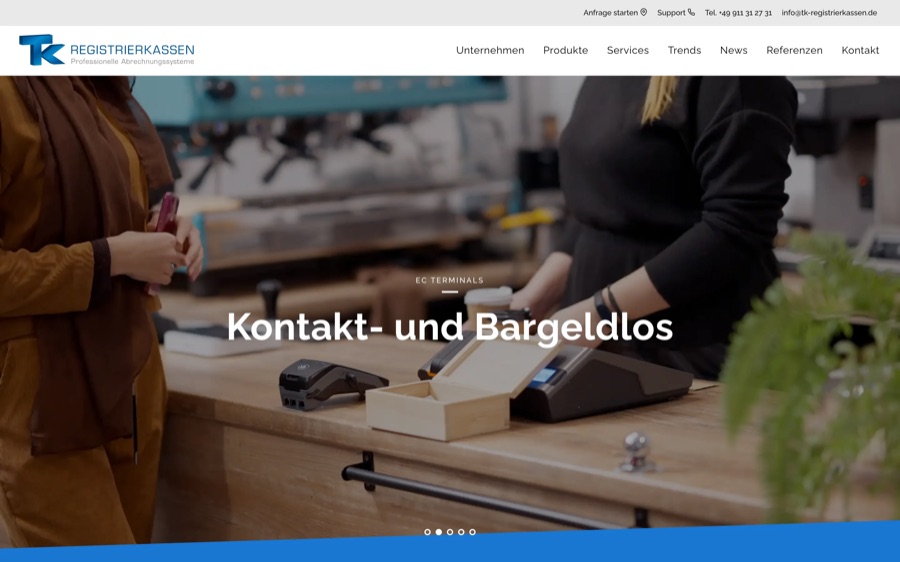 kassensysteme, übersichtlich nach branche und produkt, TK-Registrierkassen GmbH